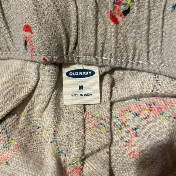 Flamingo Christmas Pajama Pants l Medium - Picture 4 of 5